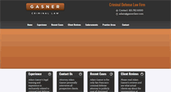 Desktop Screenshot of gasnerlaw.com